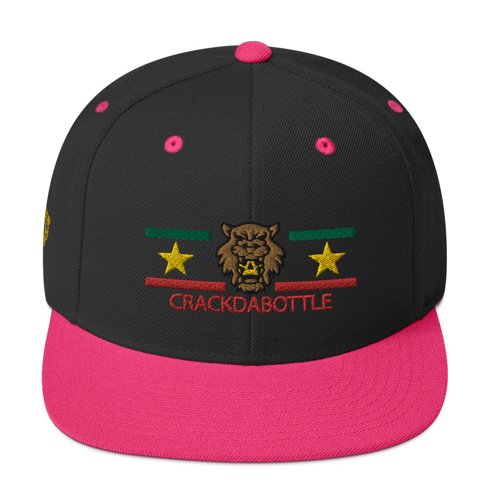Crackdabottle Jaguar Warrior Gold Version Snapback Hat