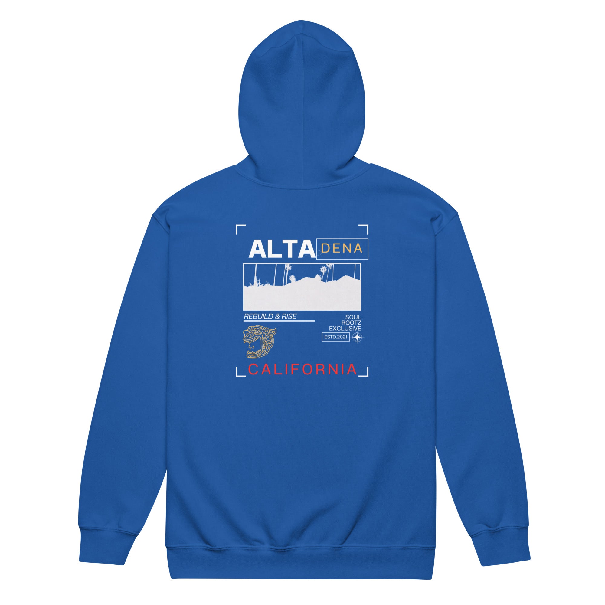 Altadena Rise and Rebuild Unisex heavy blend zip hoodie – Soul Rootz