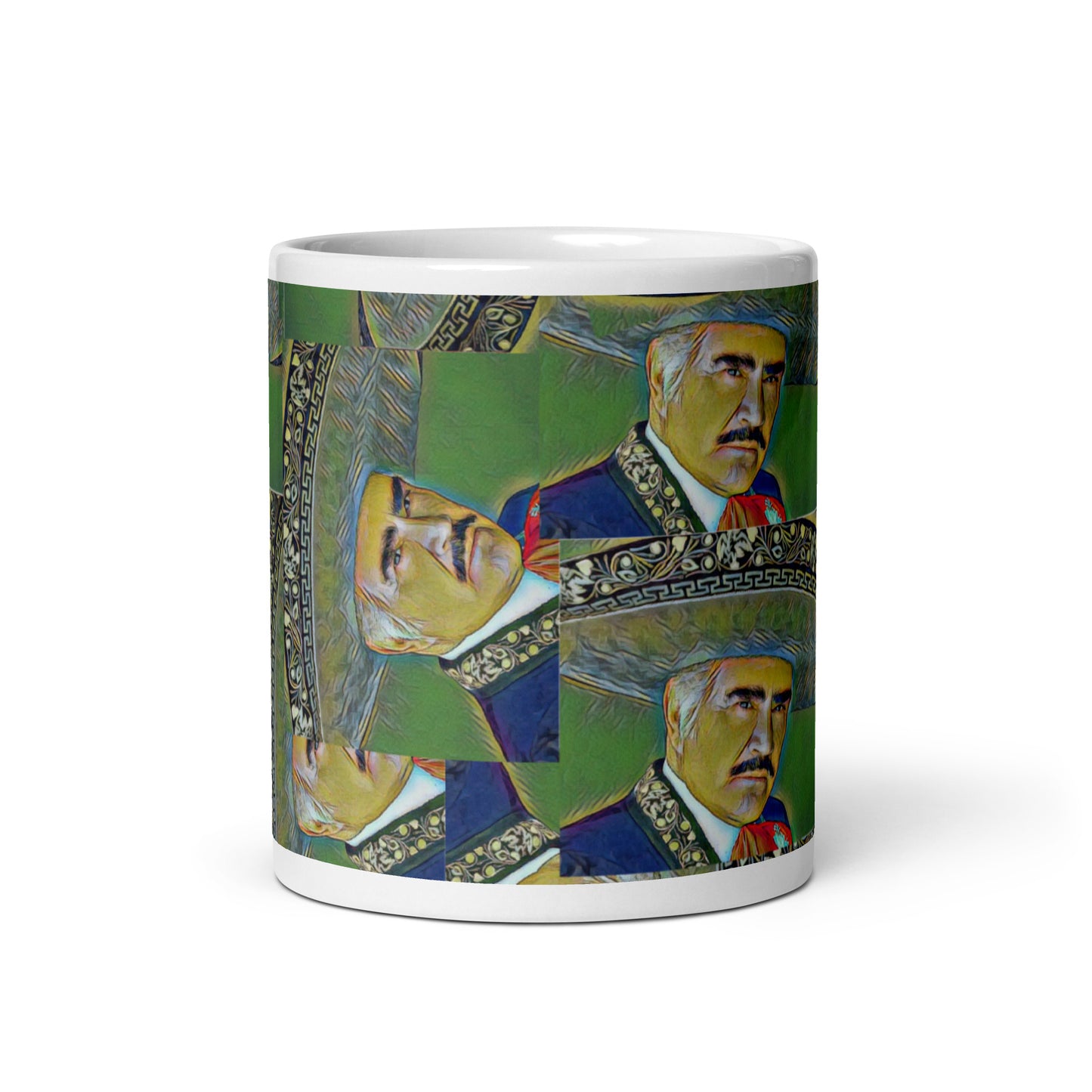 El Rey White glossy mug